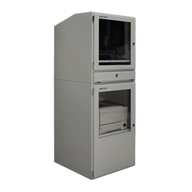 Un armario industrial para computadora, PENC-800 y PPRI-700