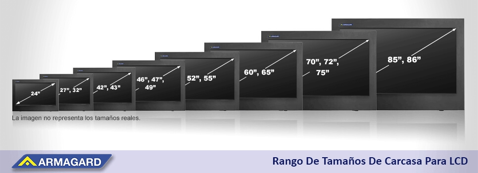 Caja para TV exterior de la gama Armagard