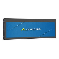 Vista frontal derecha de la carcasa exterior para pantalla LCD tipo barra ultraancha
