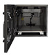 Gabinete impermeable para impresora de códigos de barras Zebra ZD421 con puerta del gabinete abierta