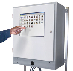 Industrial touch screen
