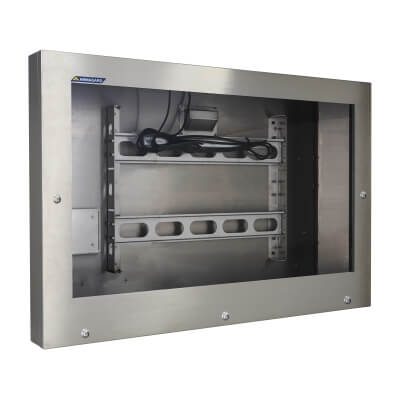 LCD chassis full IP69K de 75" para áreas higiénicas