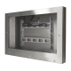 Monitor de acero inoxidable IP69K cerrado, vista lateral derecha