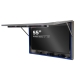 Monitor de acero inoxidable IP69K abierto, orientado a la izquierda, con Hisense 55E6NT instalado