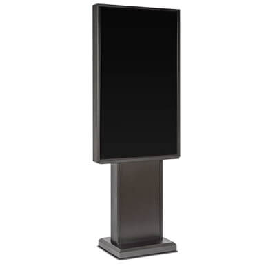 Un solo Samsung OH46F y OH55F soportes totem con display