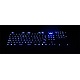  Teclado Touchpad resistente al agua, detalle iluminado en azul 