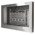 Carcasa de monitor full IP65 de acero inoxidable 316 de Armagard